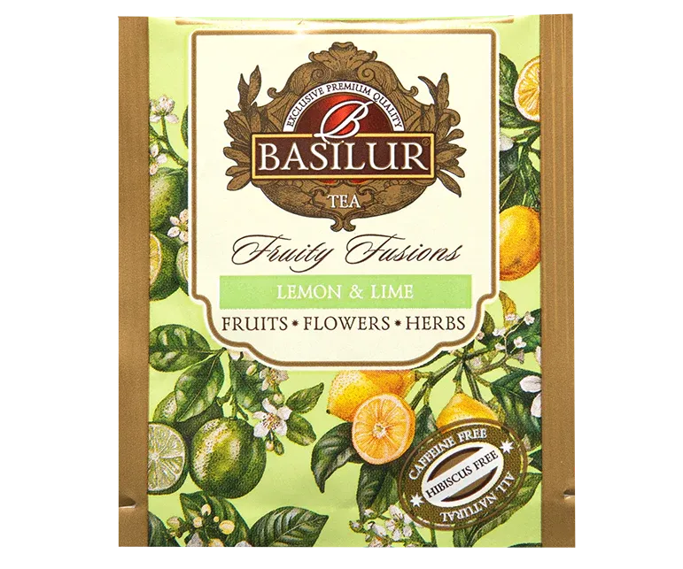 Basilur Fruit Infusions Lemon Lime frugtte 20 breve citrus