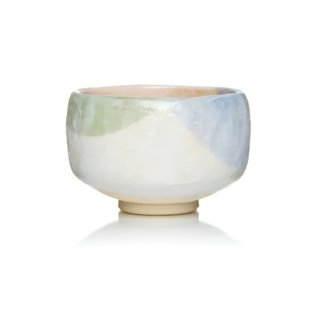 Palais des Thés Shino Chawan matchaskål hvid rosa