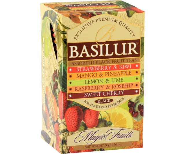 Basilur Magic Fruit Assortment frugtte 25 breve mix