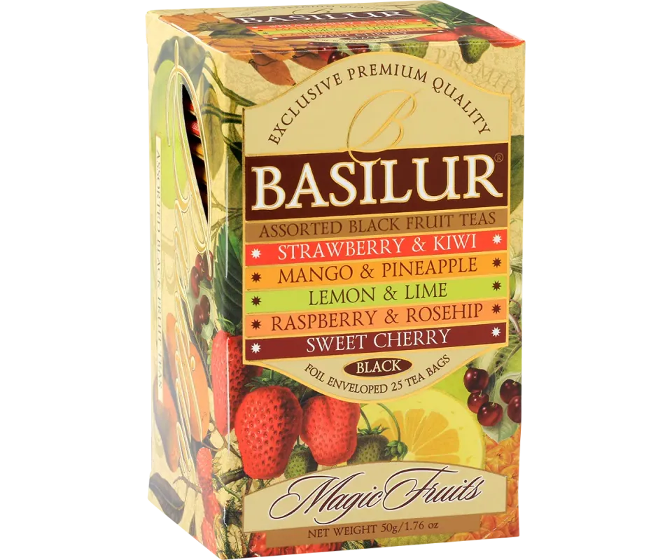Basilur Magic Fruit Assortment frugtte 25 breve mix