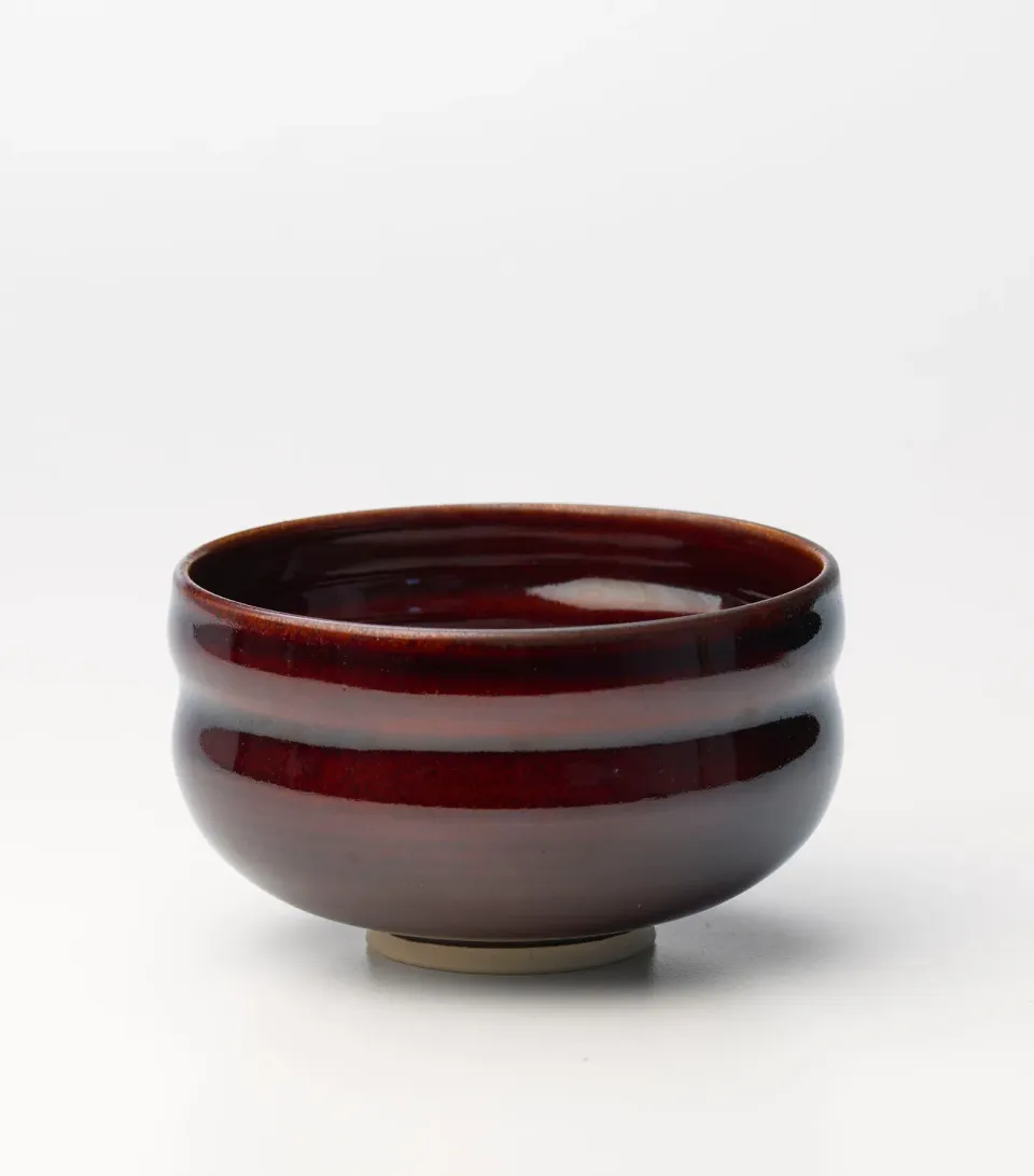 Tyst Te Lytken Chawan matcha skål brun Tenmoku