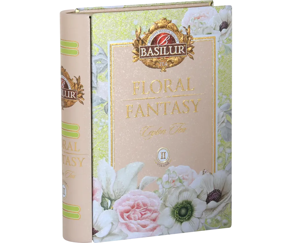Basilur Floral Fantasy Volume II grøn te 100g lime