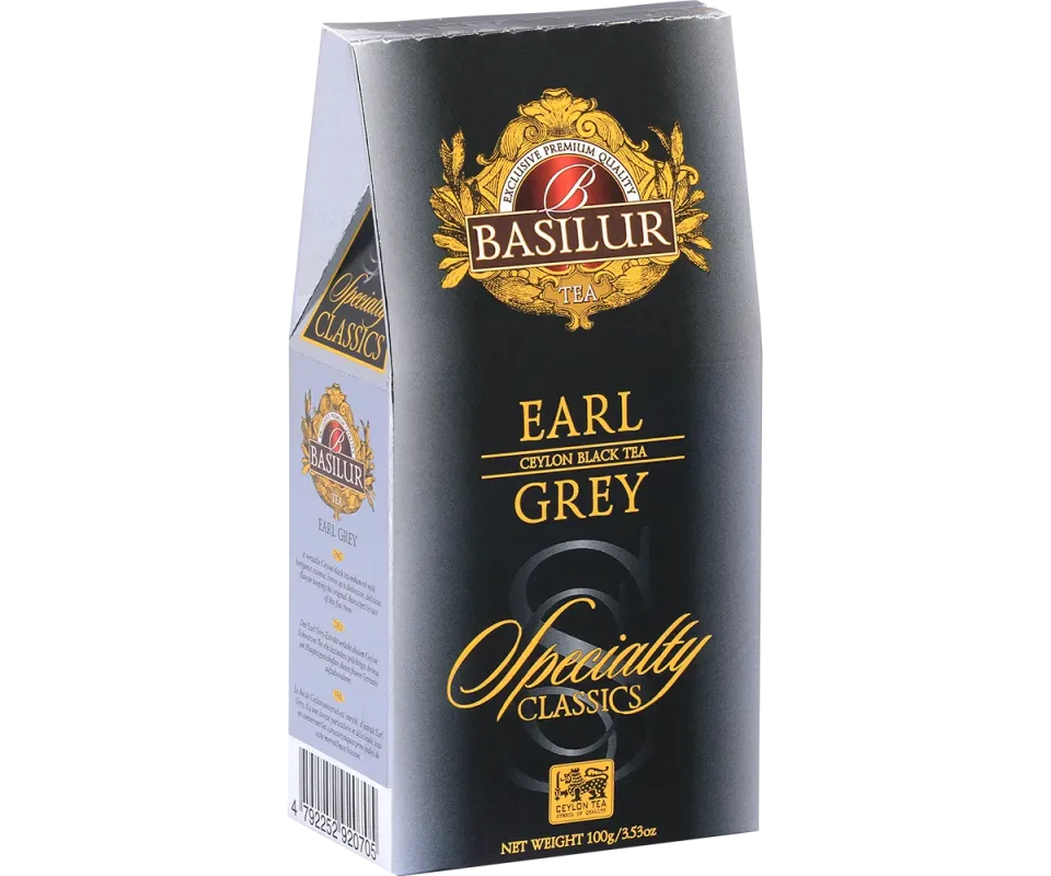 Basilur Specialty Classics Earl Grey løs te 100g bergamot