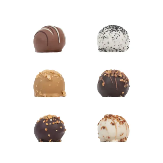 Nordic Tea trøffel æske 6 stk blandet chokolade