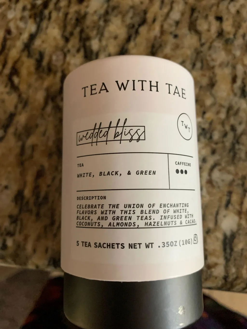 Tea with Tae Wedded Bliss mini tea tube sort te 5 breve