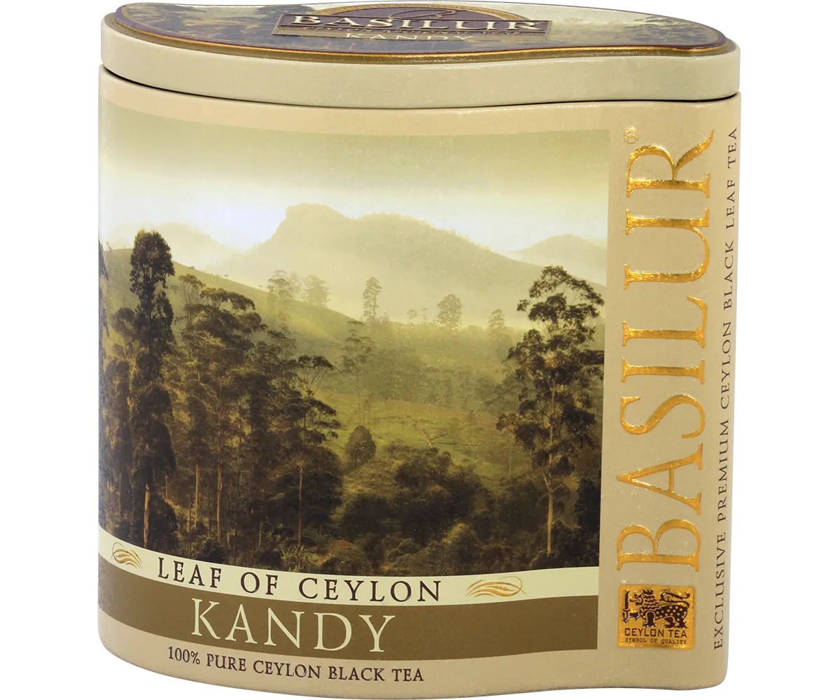 Basilur Leaf of Ceylon Kandy løs te 100g fyldig