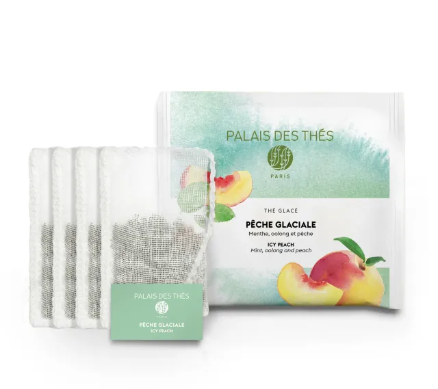 Palais des Thés Icy Peach XL tebrev øko fersken mynte