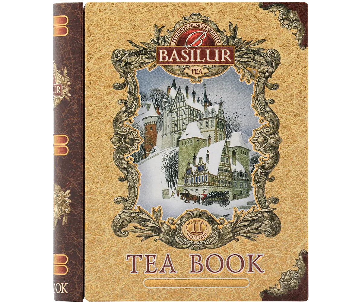 Basilur Mini Tea Book II papaya sort te 5 pyramidebreve