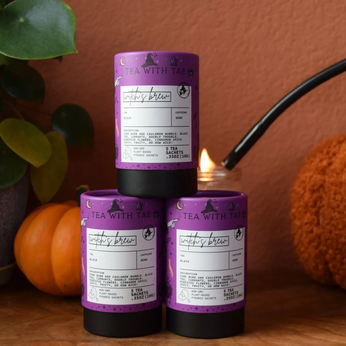 Tea with Tae Spooky mini te 12 rør limited edition