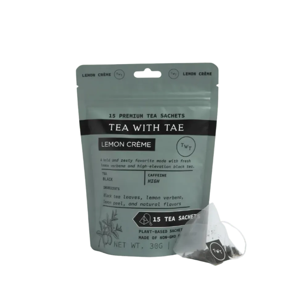 Tea with Tae Lemon Crème te 15 breve citrus