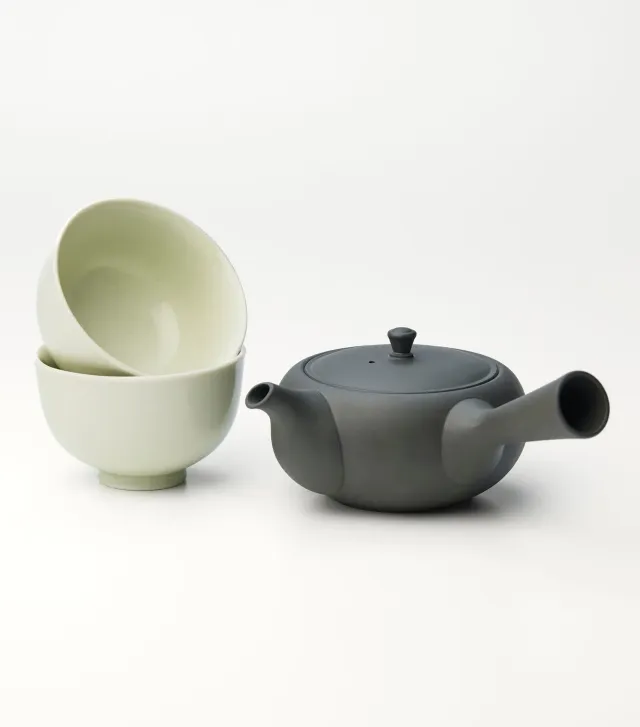 Tyst Te Sencha tesæt kyusu tekande 300 ml