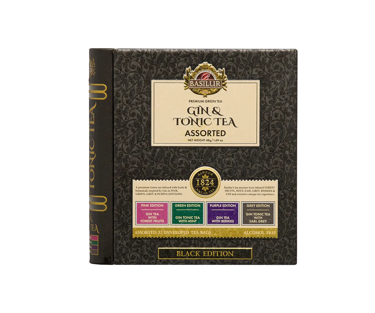 Basilur Gin Tonic Tea Black Limited te 32 breve citrus
