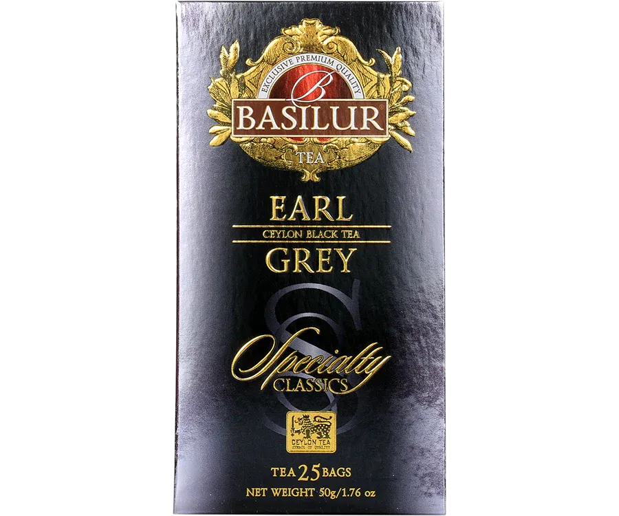 Basilur Specialty Classics Earl Grey sort te 25 breve bergamotte