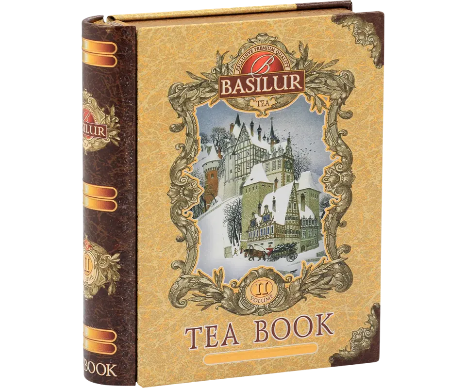 Basilur Mini Tea Book II papaya sort te 5 pyramidebreve