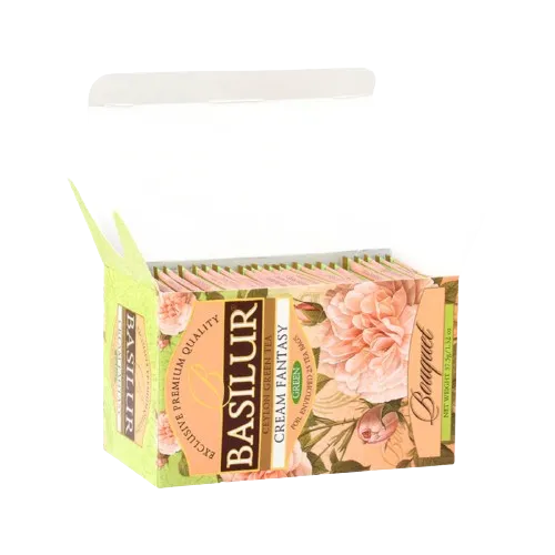 Basilur Cream Fantasy Pure Ceylon grøn te 25 breve bær