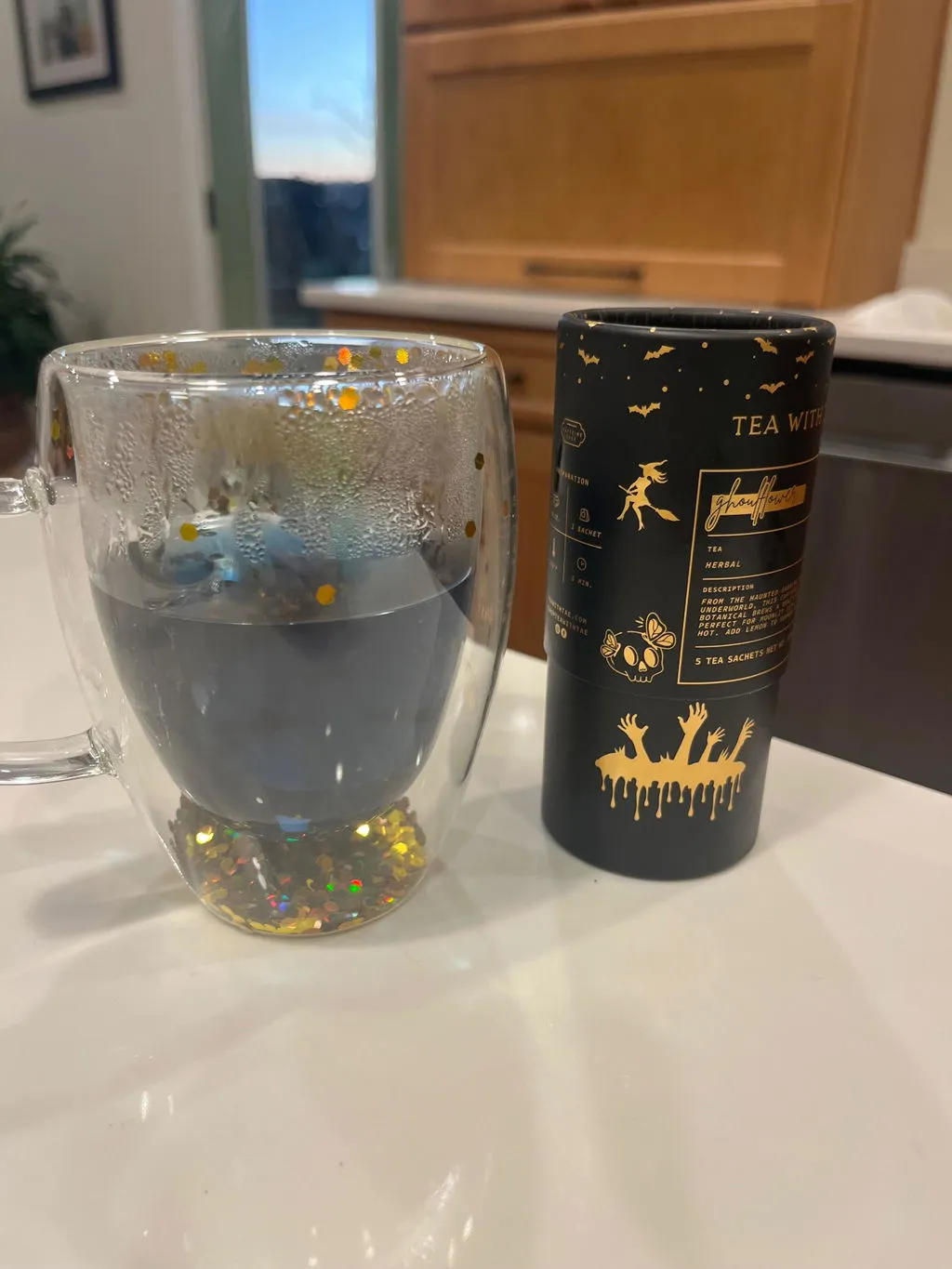 Tea with Tae Ghoulflower mini tea tube urtete 5 breve koffeinfri