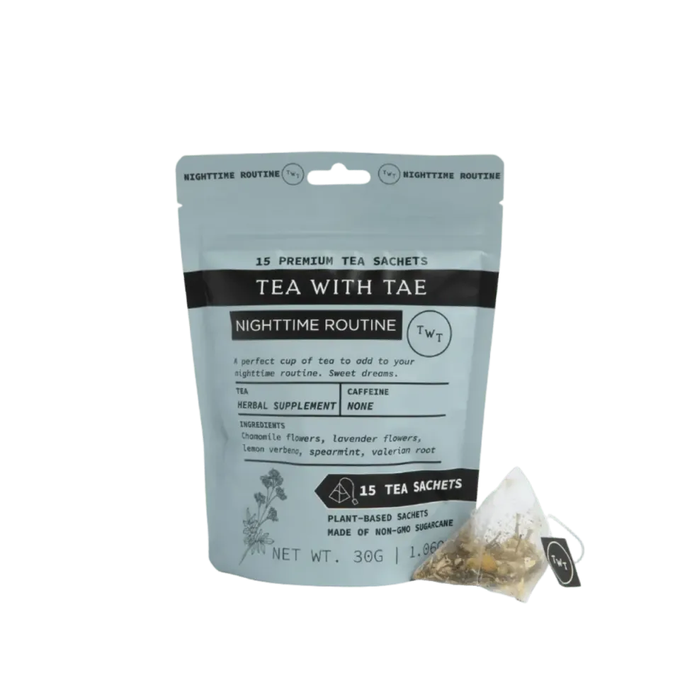 Tea with Tae Nighttime Routine tebreve 30 stk koffeinfri