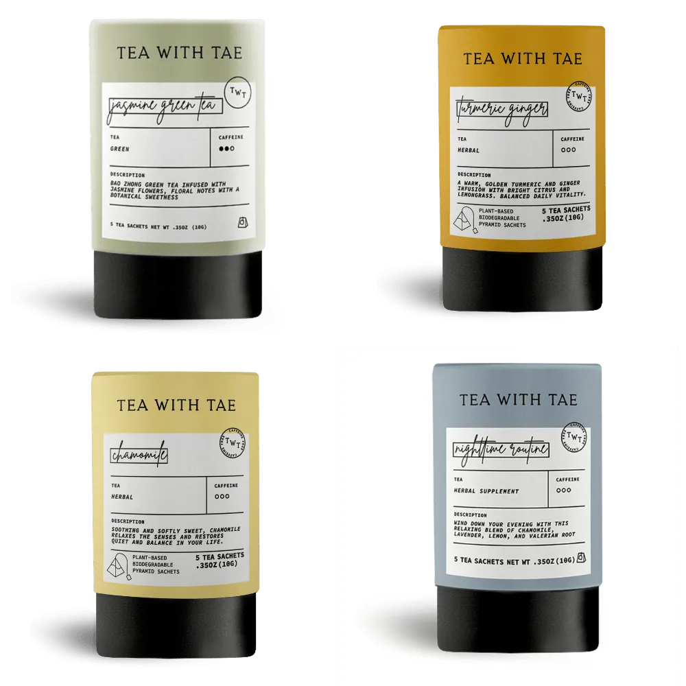 Tea with Tae Classic te 4 mini tuber mix