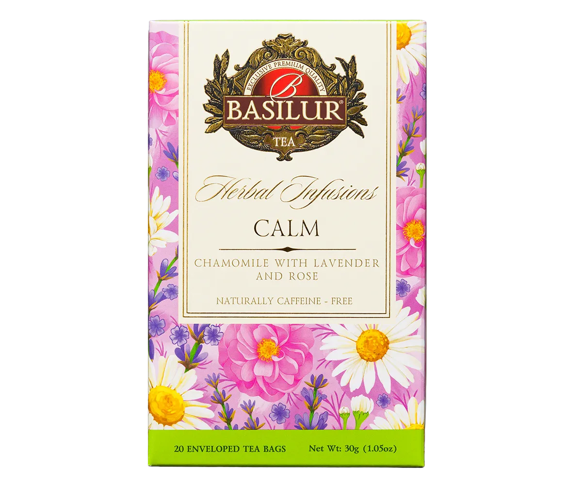 Basilur Herbal Infusions Calm urtete 20 breve kamille