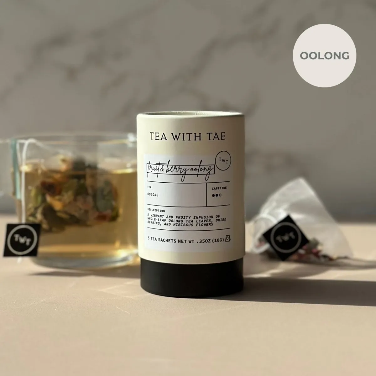 Tea with Tae Fruit & Berry oolong tube 5 breve