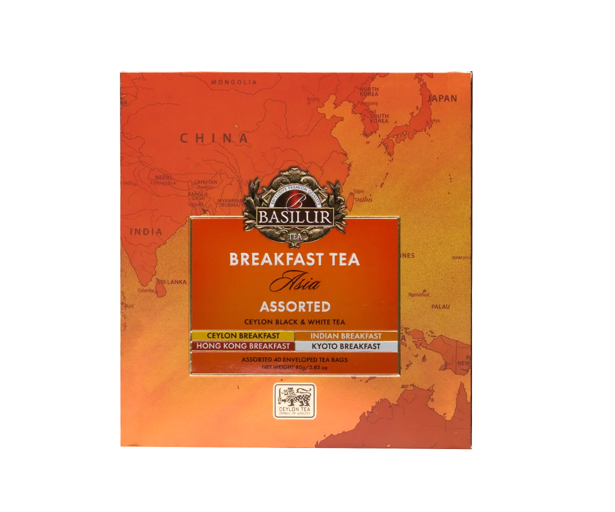 Basilur Breakfast Tea Asia sort te 40 breve elegant