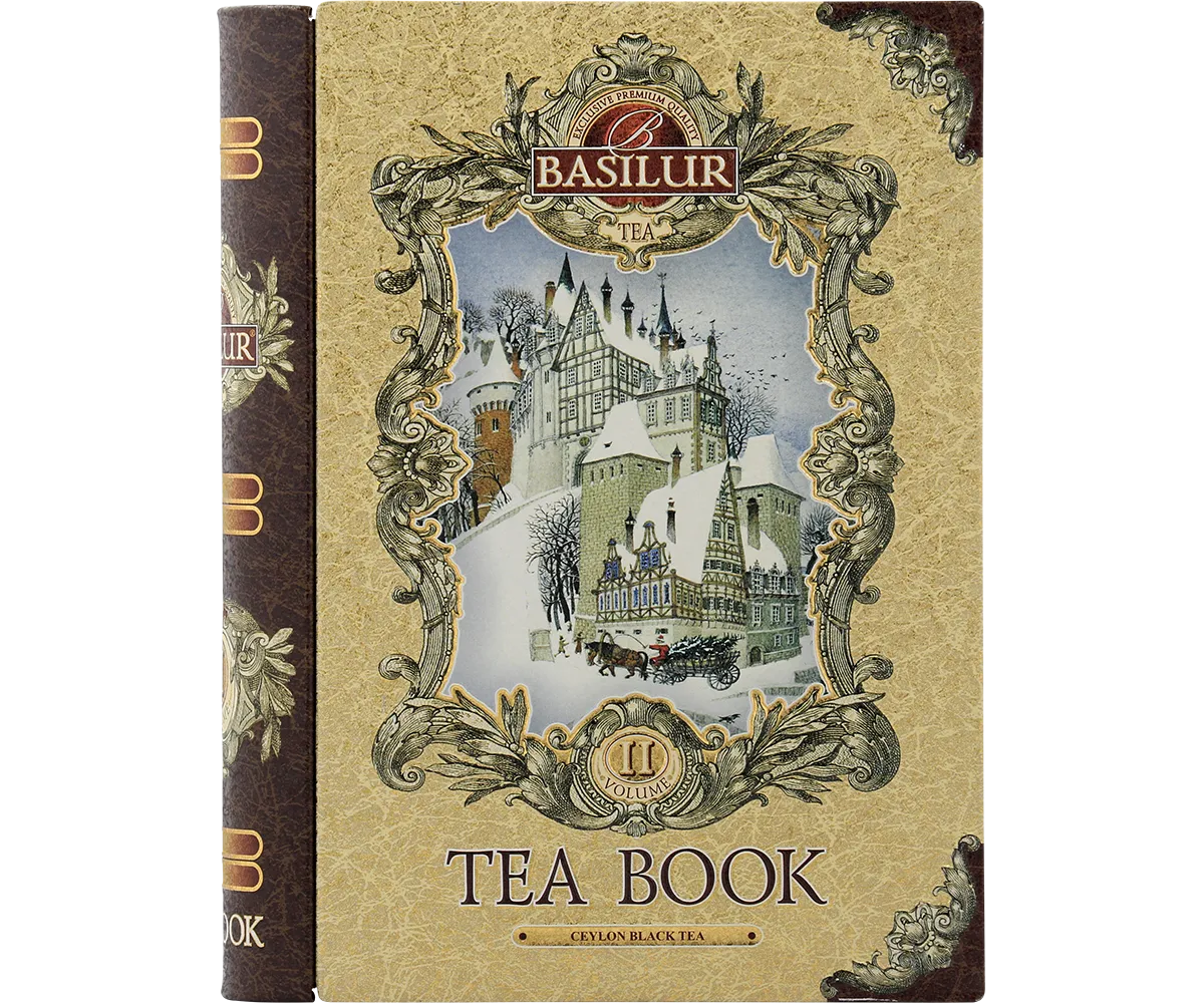 Basilur Tea Book II sort te 100g papaya blomst