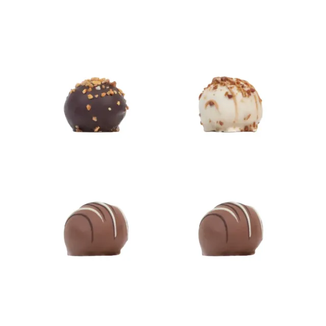 Nordic Tea Truffle Box trøfler 4 stk saltkaramel