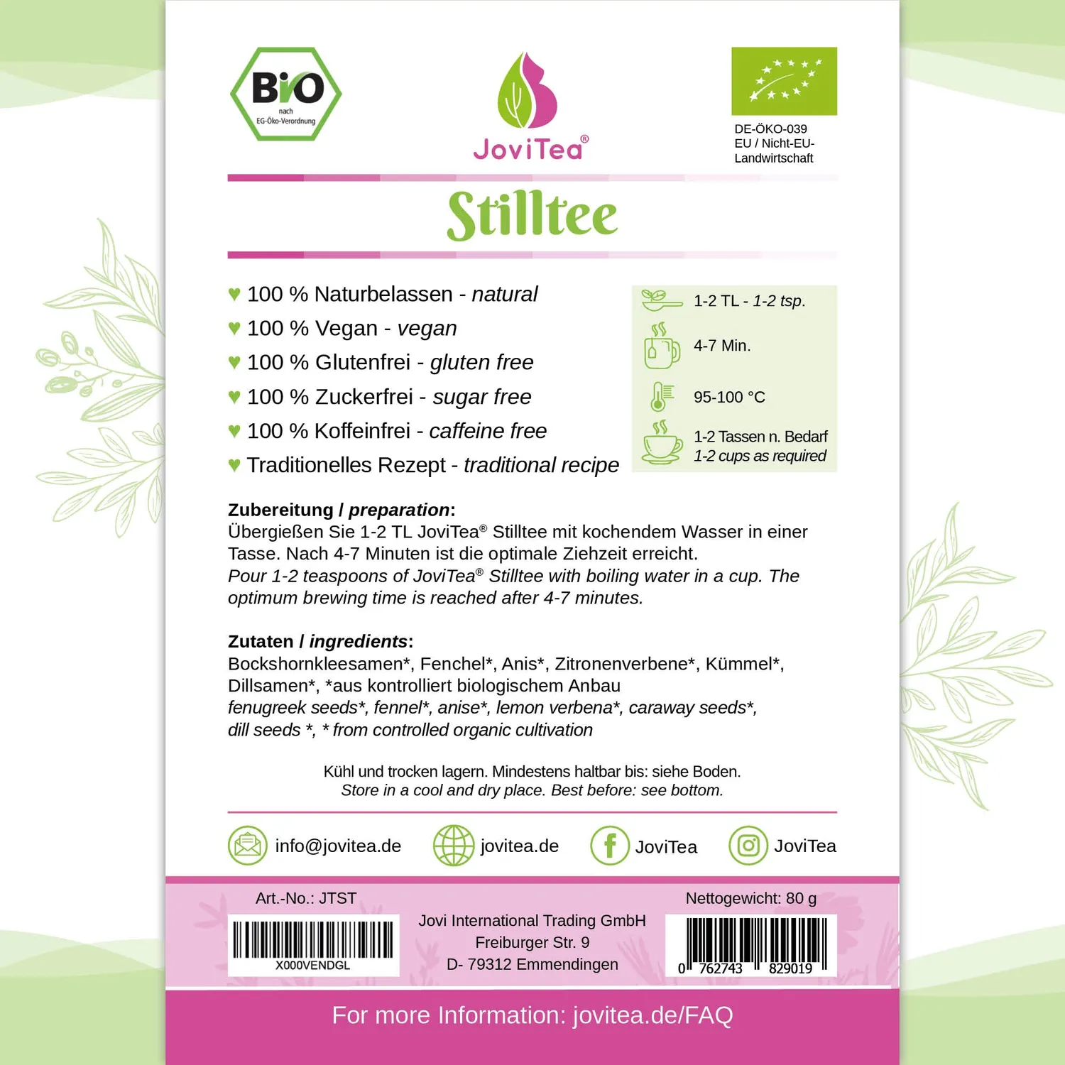 JoviTea Ammete bio med si