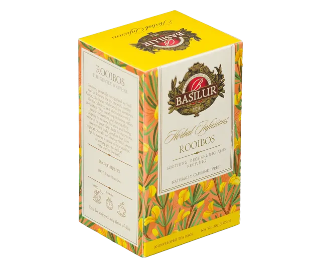 Basilur Herbal Infusions rooibos urtete 20 breve mild