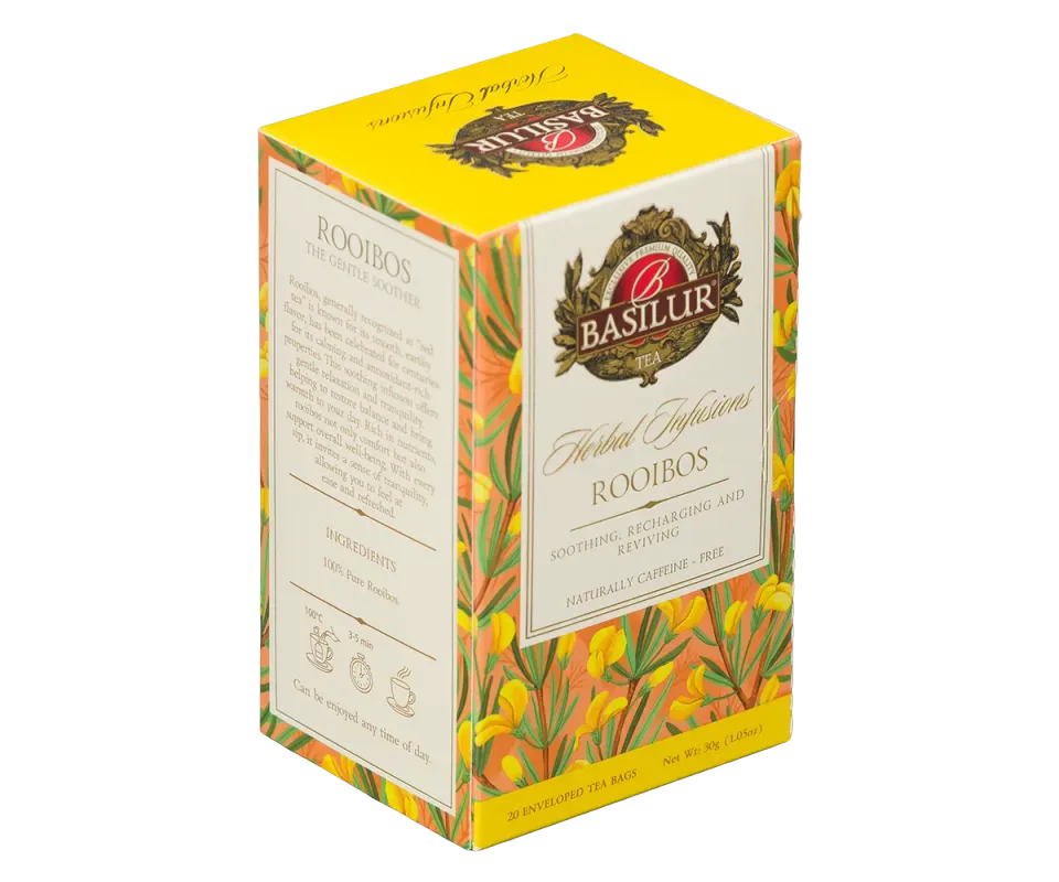 Basilur Herbal Infusions rooibos urtete 20 breve mild