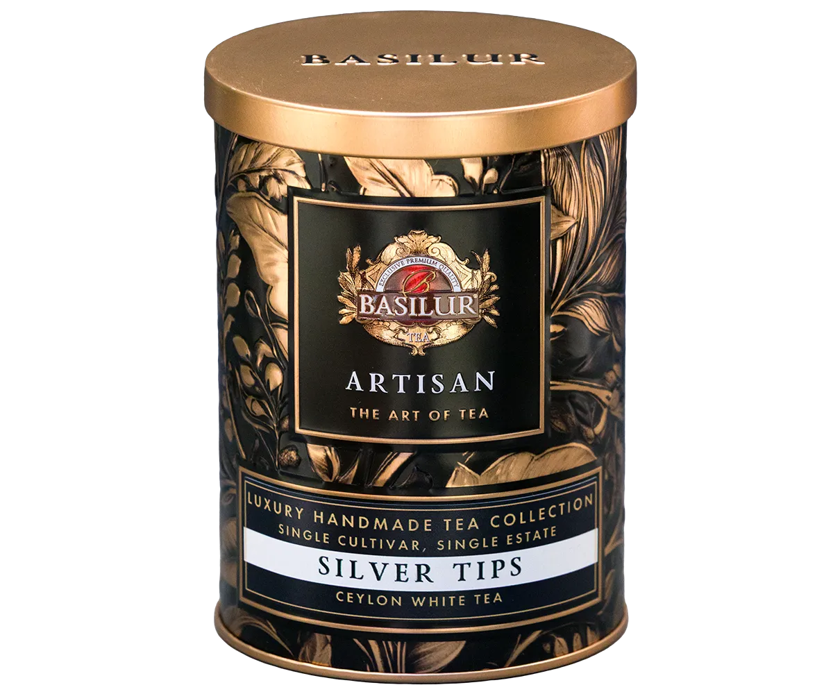 Basilur Silver Tips hvid te TRI 2043 knopte mild