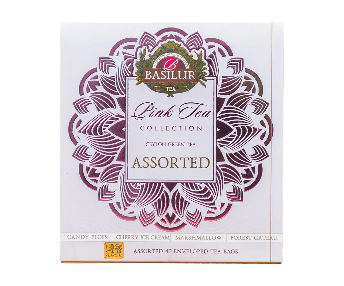 Basilur Pink Tea tebreve 40 stk 4 smage sød
