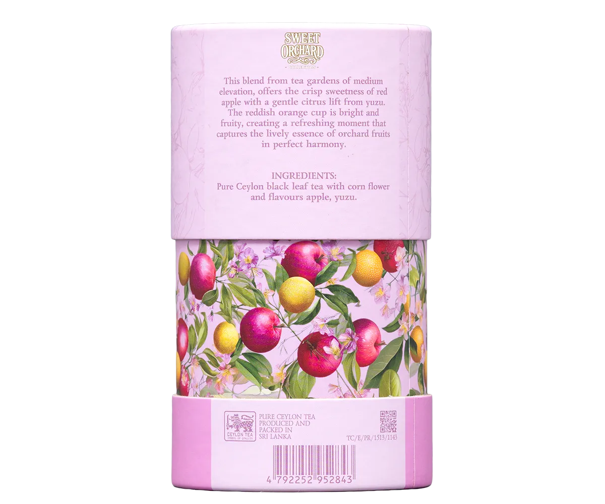 Basilur Sweet Orchard Red Apple Yuzu te 75 g