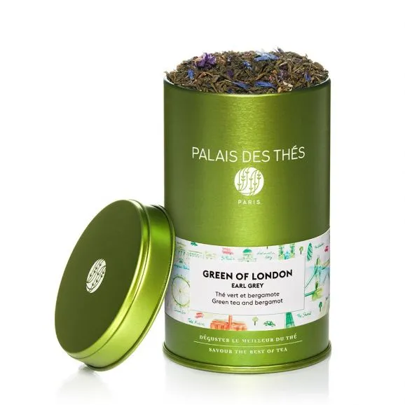 Palais des Thés Green of London grøn te dåse 100 g bergamot