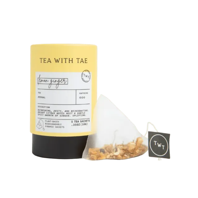 Tea with Tae Lemon Ginger urtete 5 breve citron