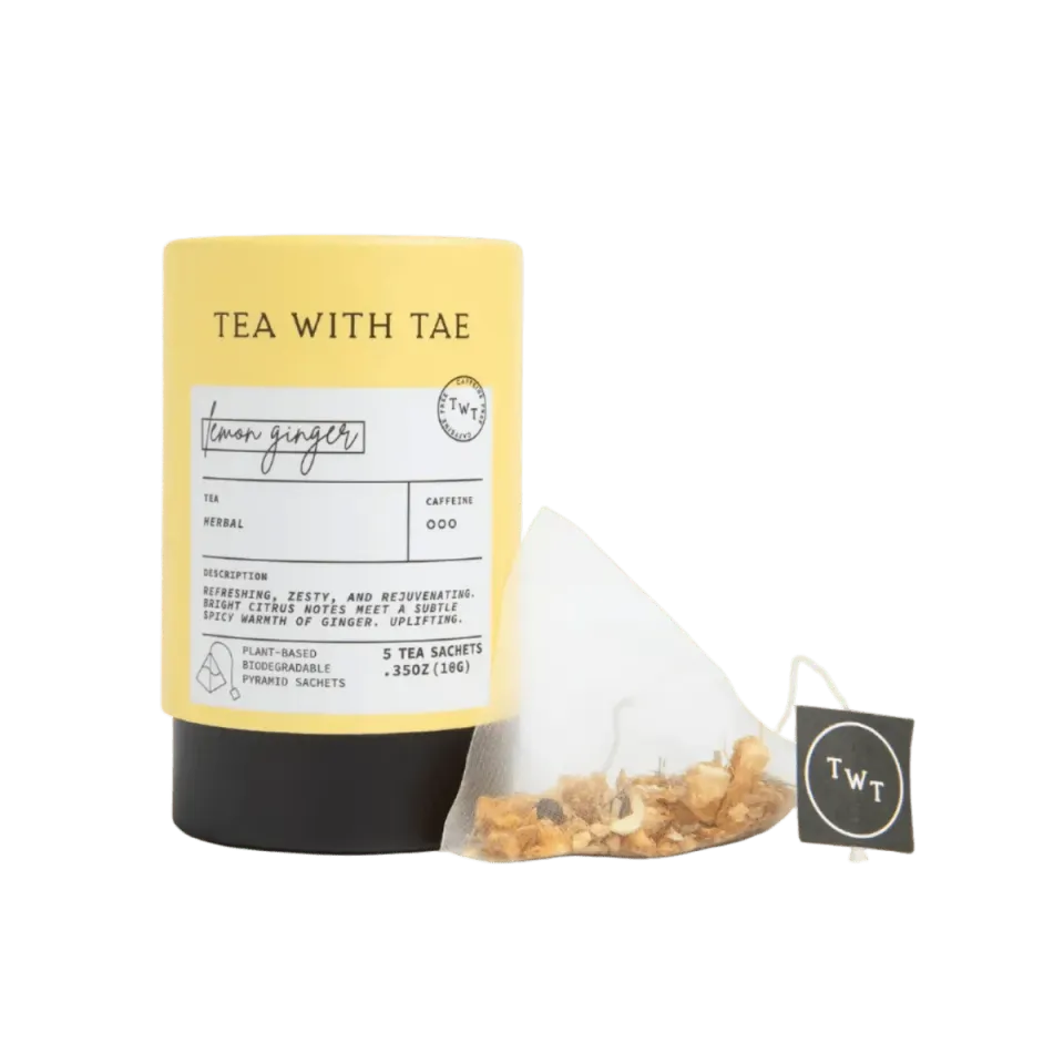 Tea with Tae Lemon Ginger urtete 5 breve citron