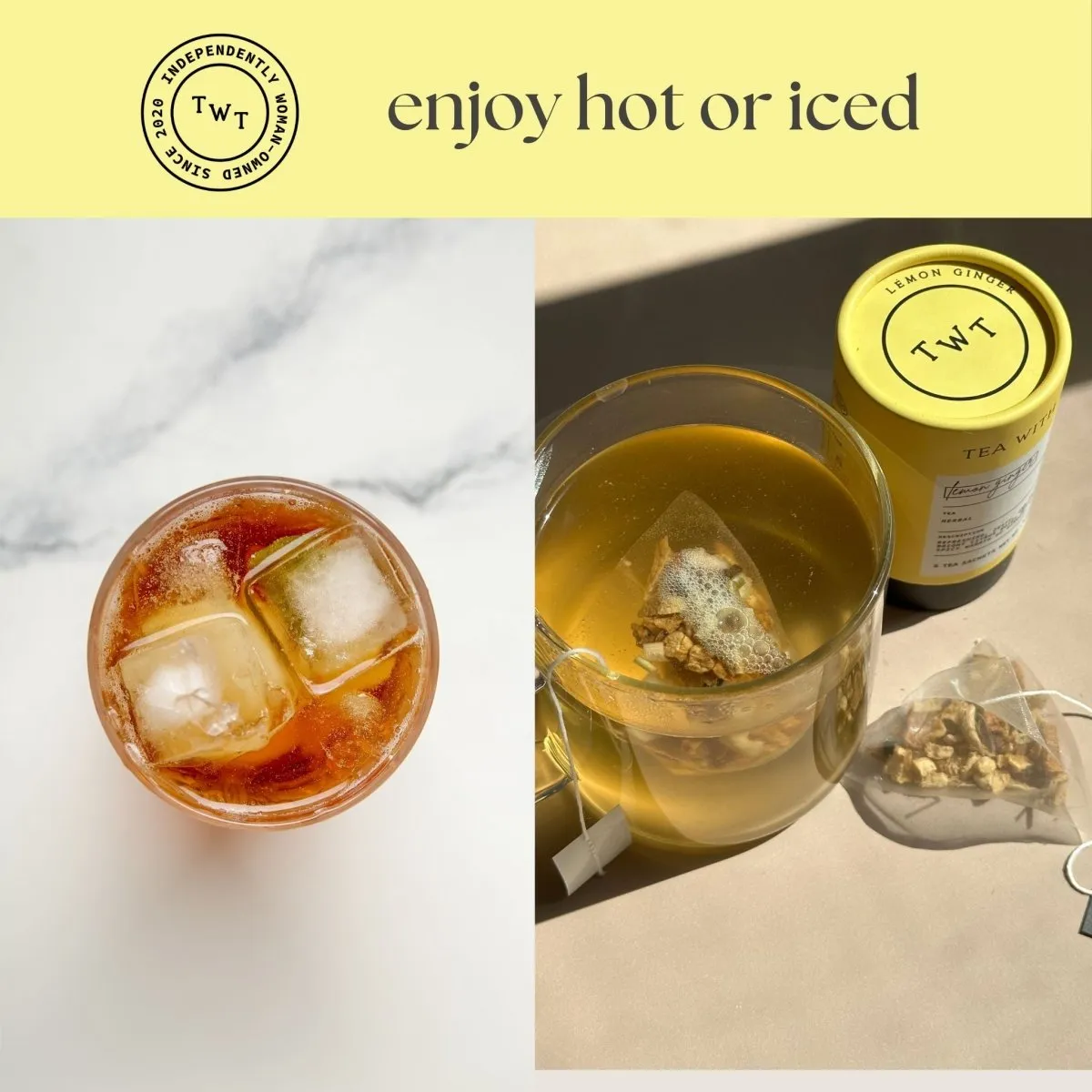 Tea with Tae Lemon Ginger te 5 breve ingefær