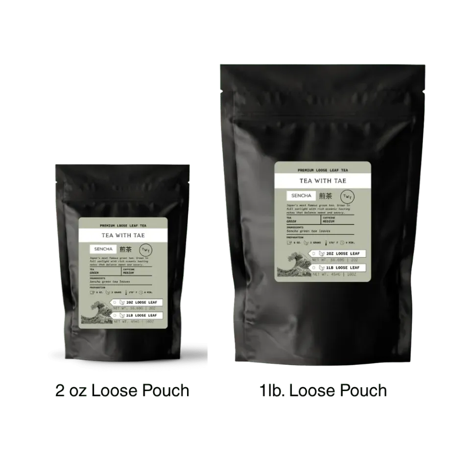 Tea with Tae Sencha Green løs te 57g japansk