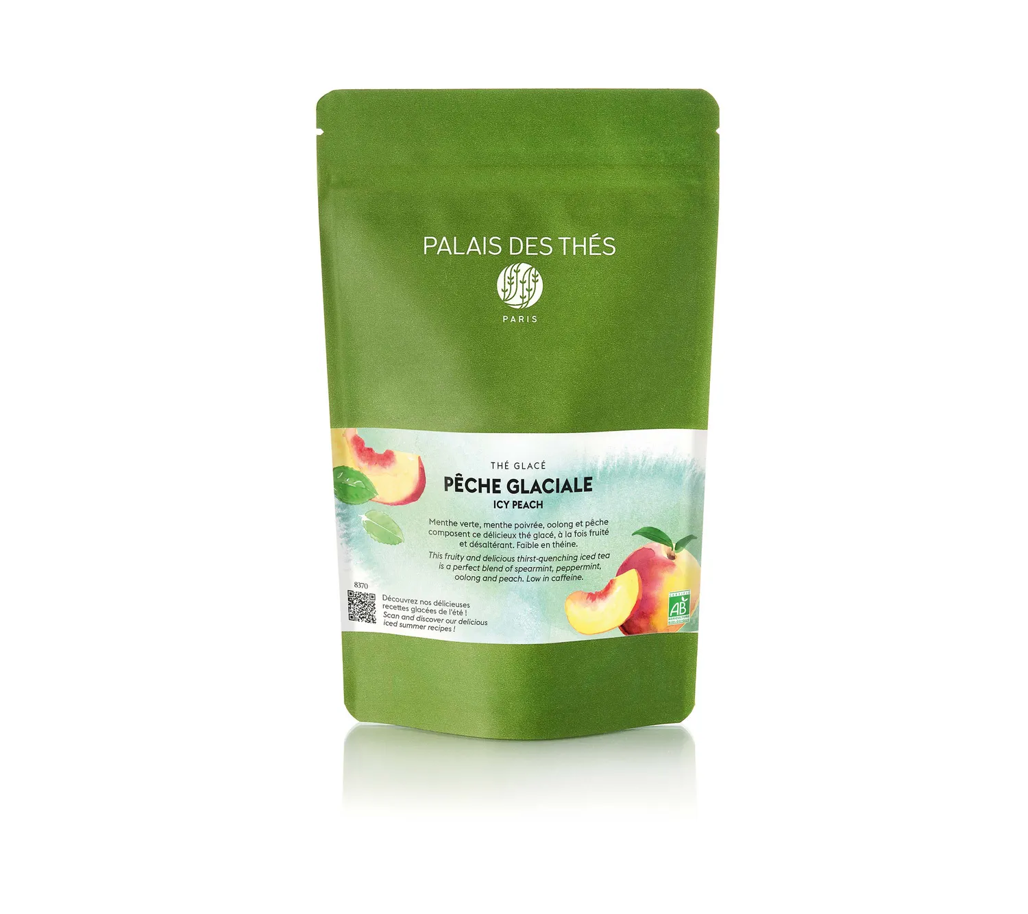 Palais Des Thes Icy Peach urtete 100 g fersken mynte
