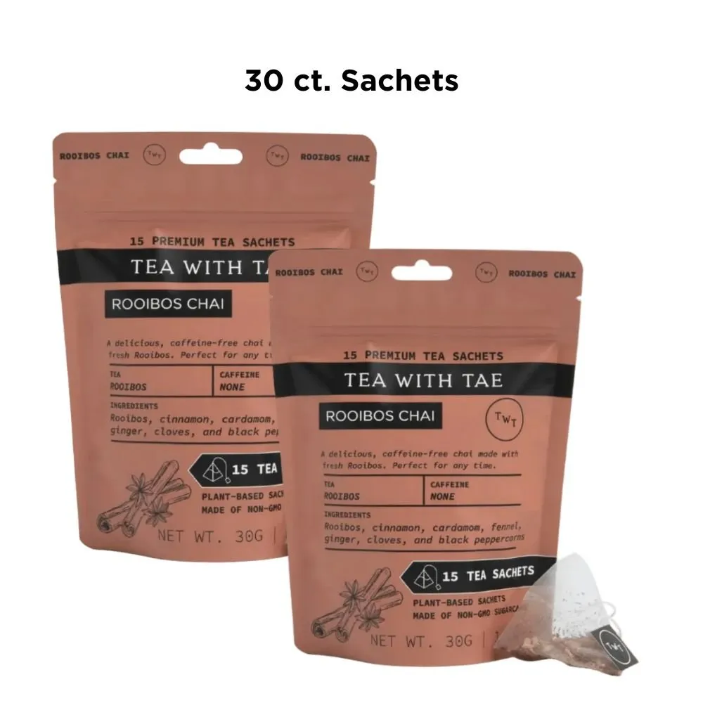 Tea with Tae Rooibos Chai te 30 breve koffeinfri