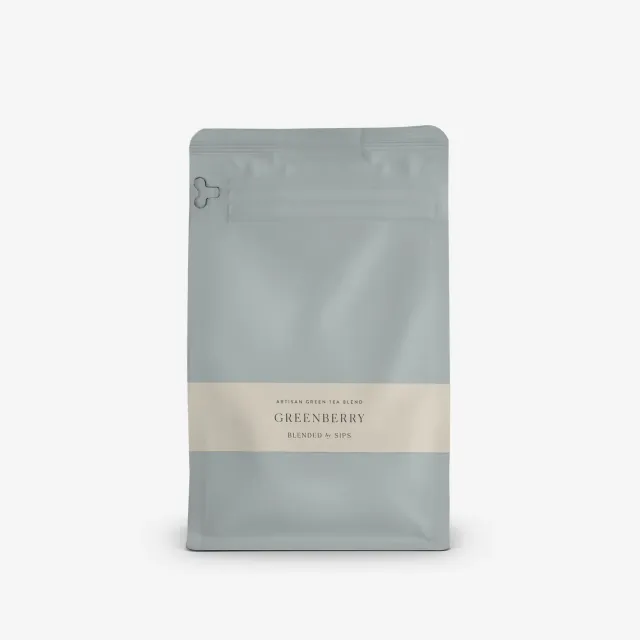 By SIPS Greenberry grøn te med jordbær