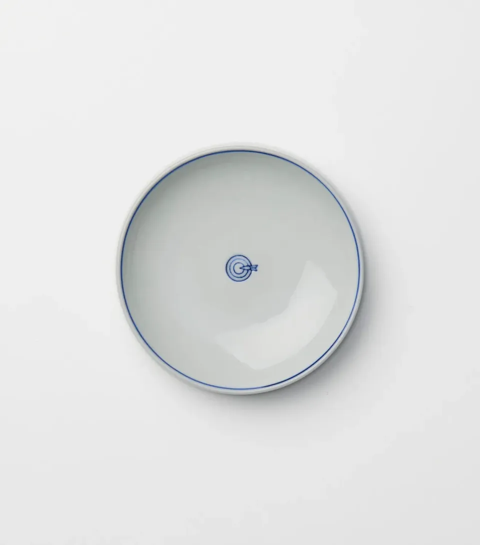 Tyst Te Indigo Kutani Bulls Eye tallerken 10,5 cm