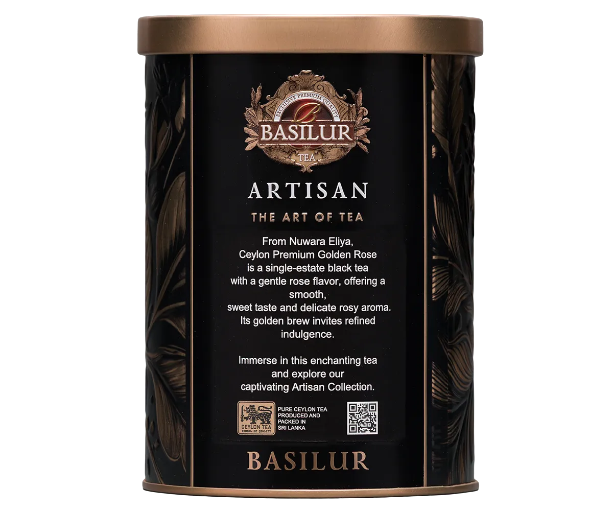 Basilur Ceylon Premium Golden Rose sort te 75g rose