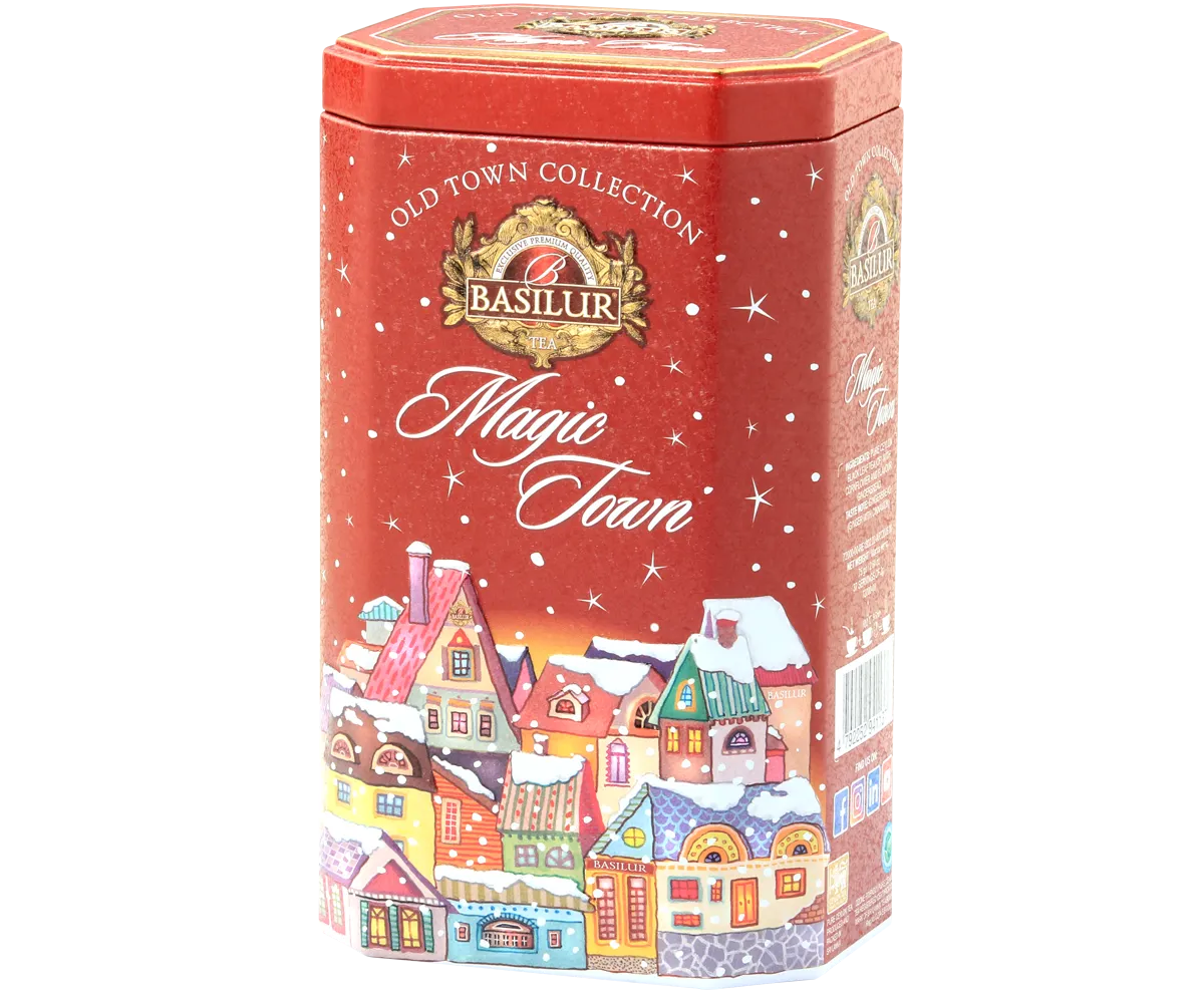 Basilur Old Town Magic Town sort te 75g honningkage
