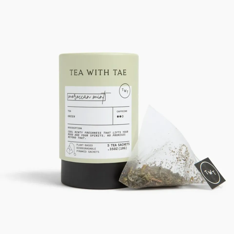 Tea with Tae Moroccan Mint Mini Tube te 5 breve mynte
