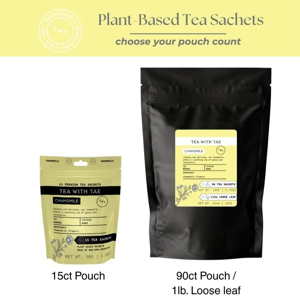 Tea with Tae Chamomile brev-te urtete 30 breve koffeinfri