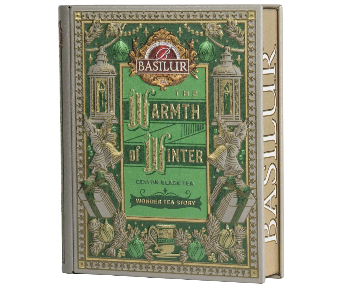 Basilur Wonder Tea Story sort te 40g marcipan æble