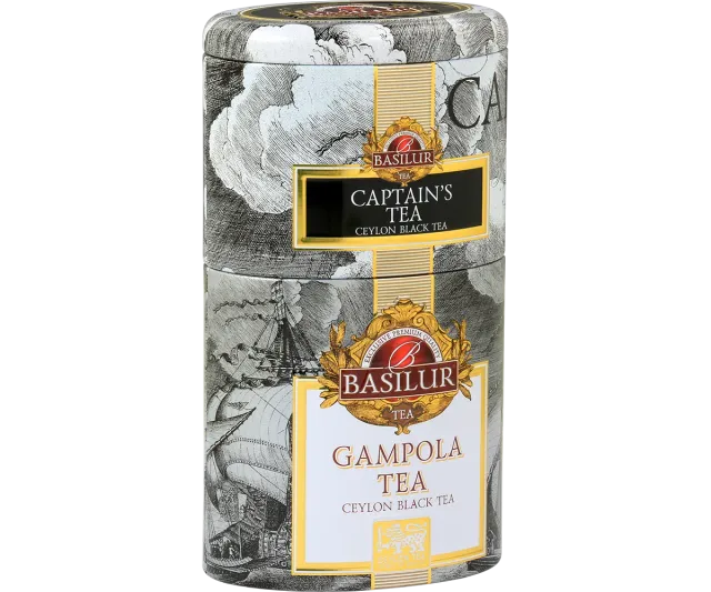 Basilur Two Layer Caddy Captain’s Gampola løs te bergamotte