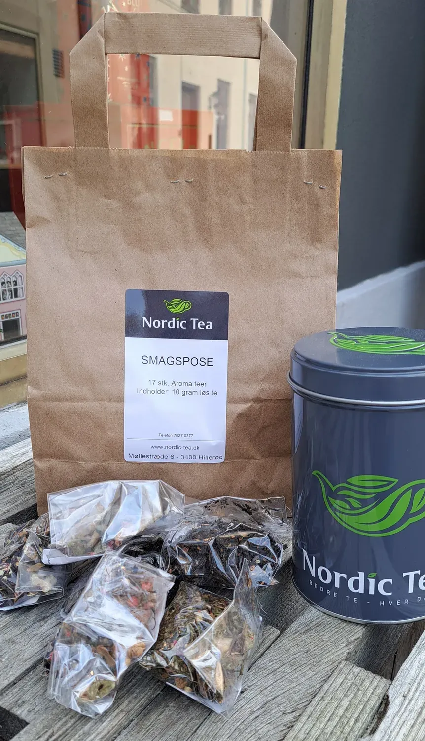 Nordic Tea prøvepose løs te 17 x 10 g
