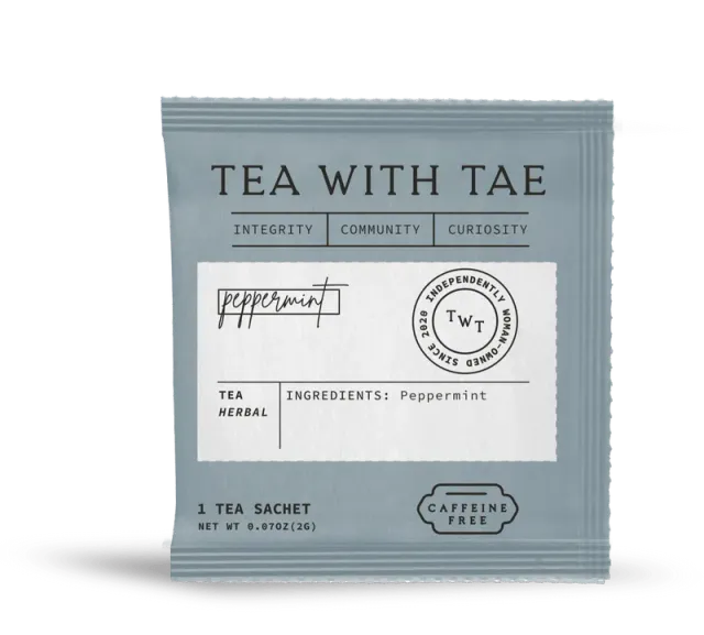 Tea with Tae Peppermint myntete 50 breve koffeinfri